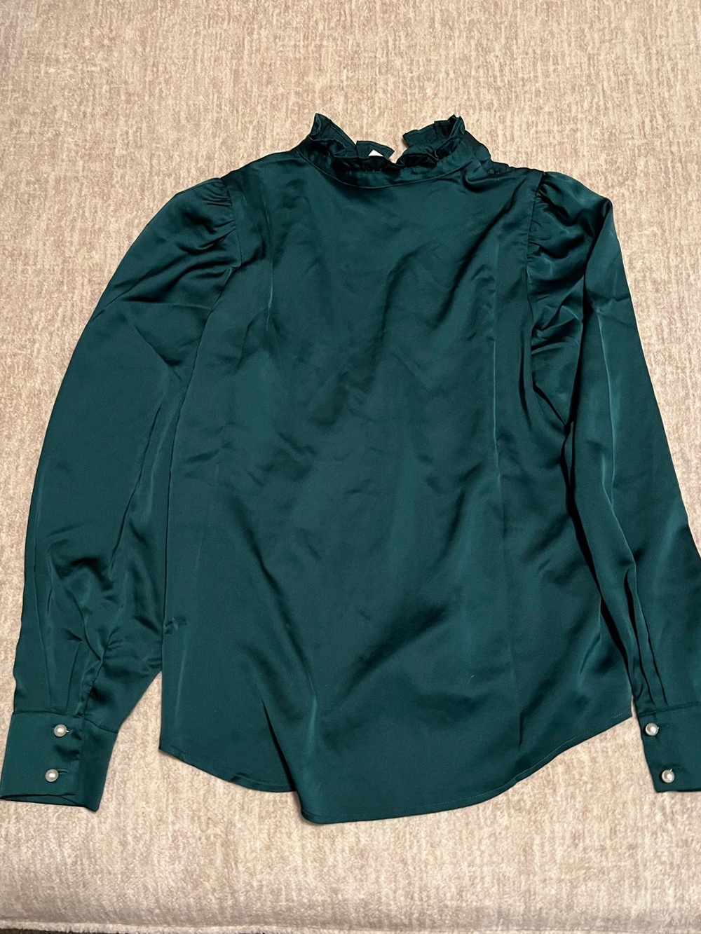 Ann Taylor Button-Front Dress Shirt